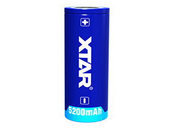 Xtar 26650 li-ion rechargeable 5200mAh